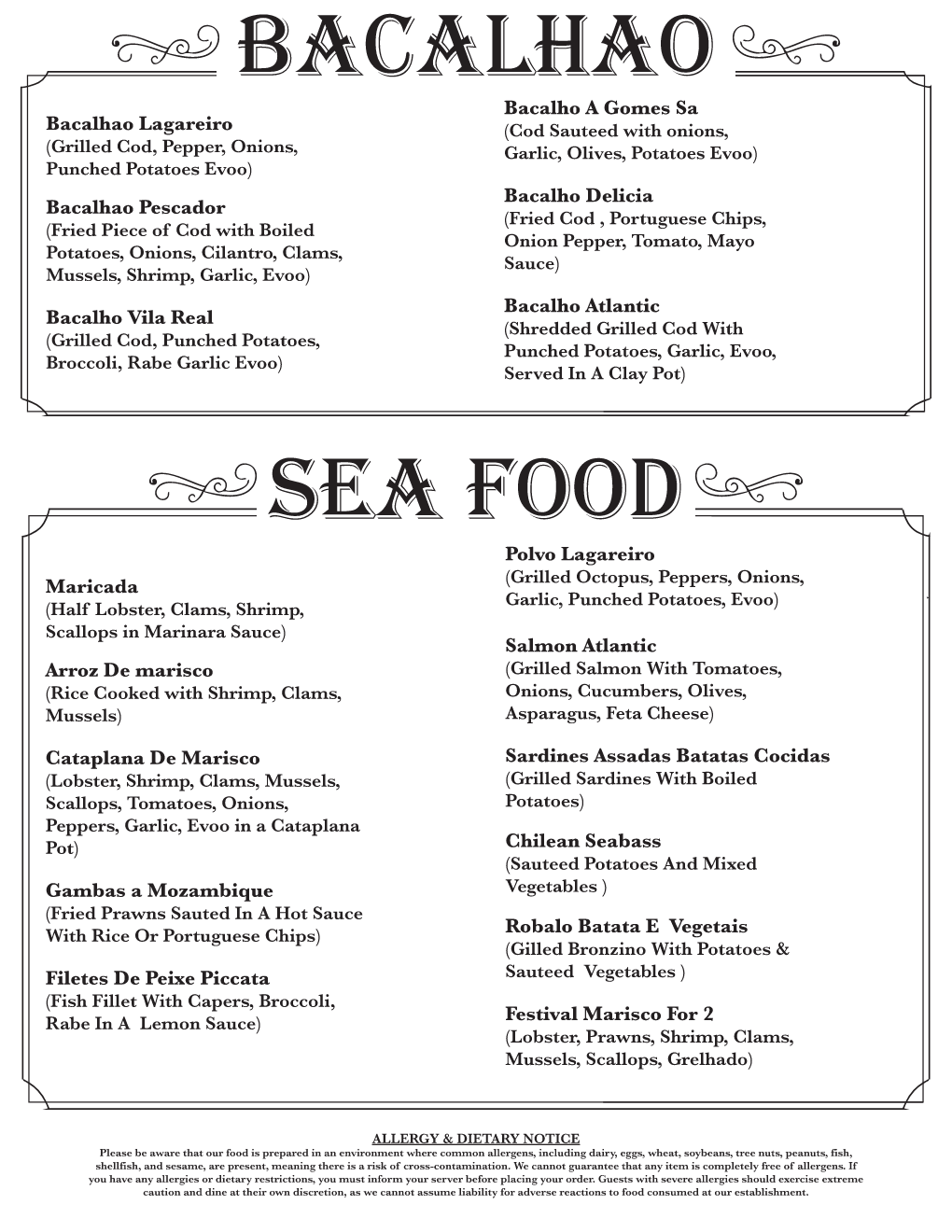 Menu Page 2
